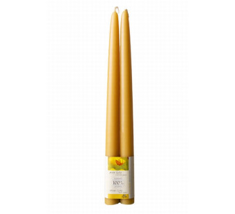 Dipam set of two bee wax candle2,2*20cm 9 burning hours