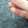 De Witte Engel (meervilt) felt needle 32 gauge 3 sided rough 3 pieces