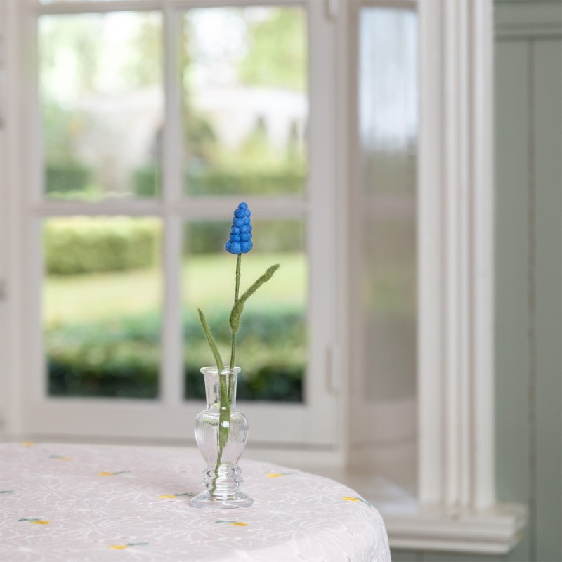 Sjaal met Verhaal blauw druifje