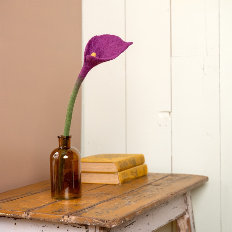 Sjaal met Verhaal calla purple