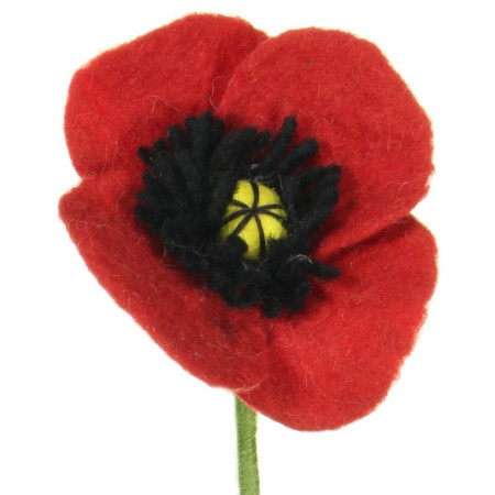 Sjaal met Verhaal poppy