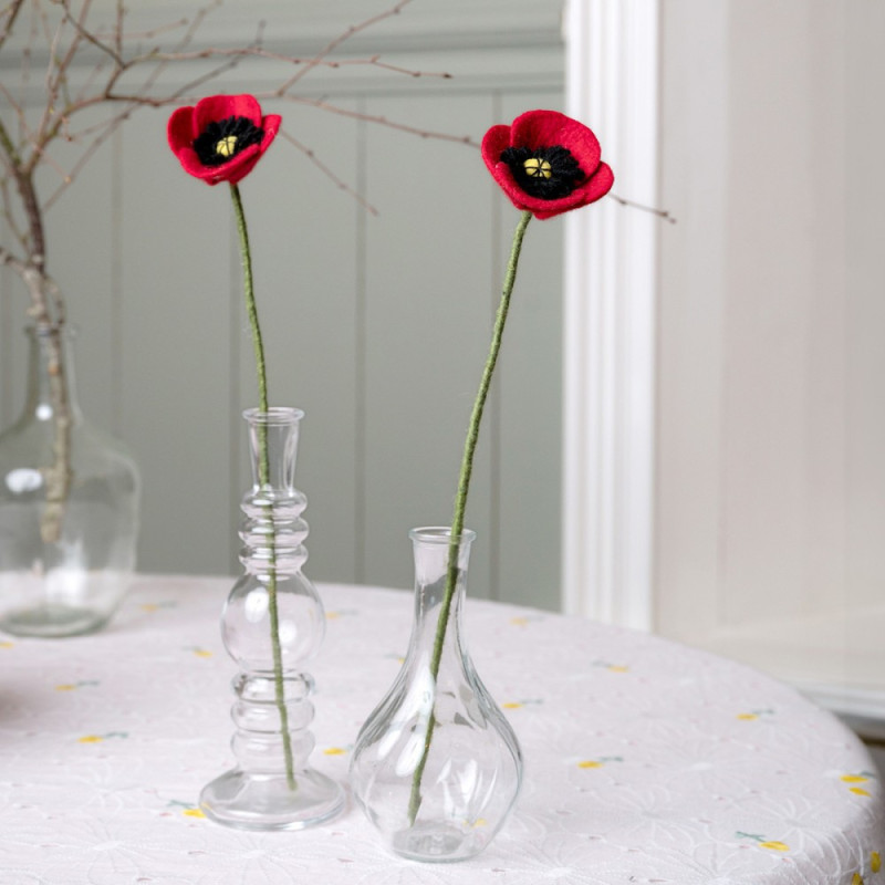 Sjaal met Verhaal poppy