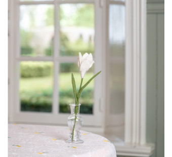 Sjaal met Verhaal crocus white