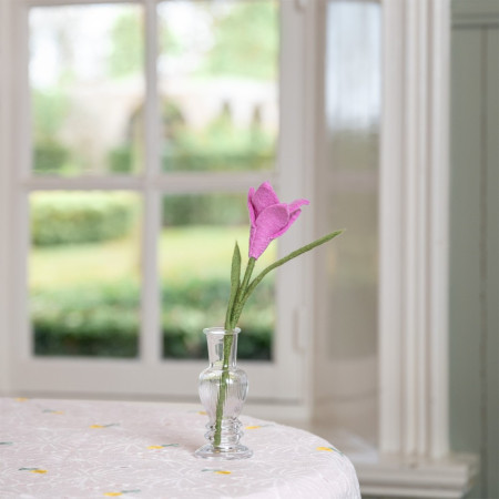 Sjaal met Verhaal krokus roze