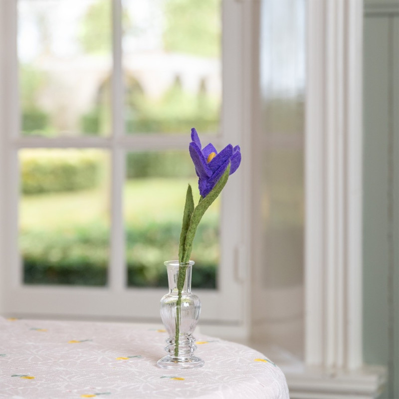 Sjaal met Verhaal krokus paars