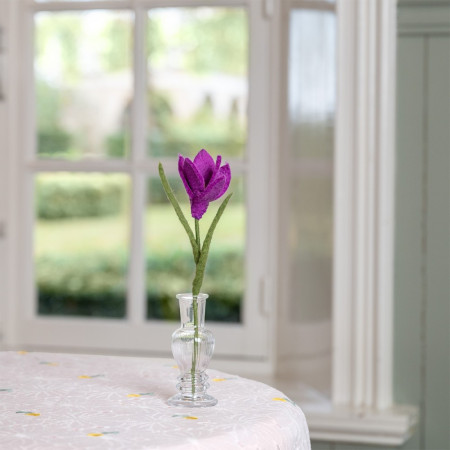 Sjaal met Verhaal crocus pink