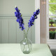 Sjaal met Verhaal delphinium blue