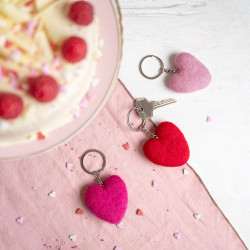 Sjaal met Verhaal sleutelhanger hart