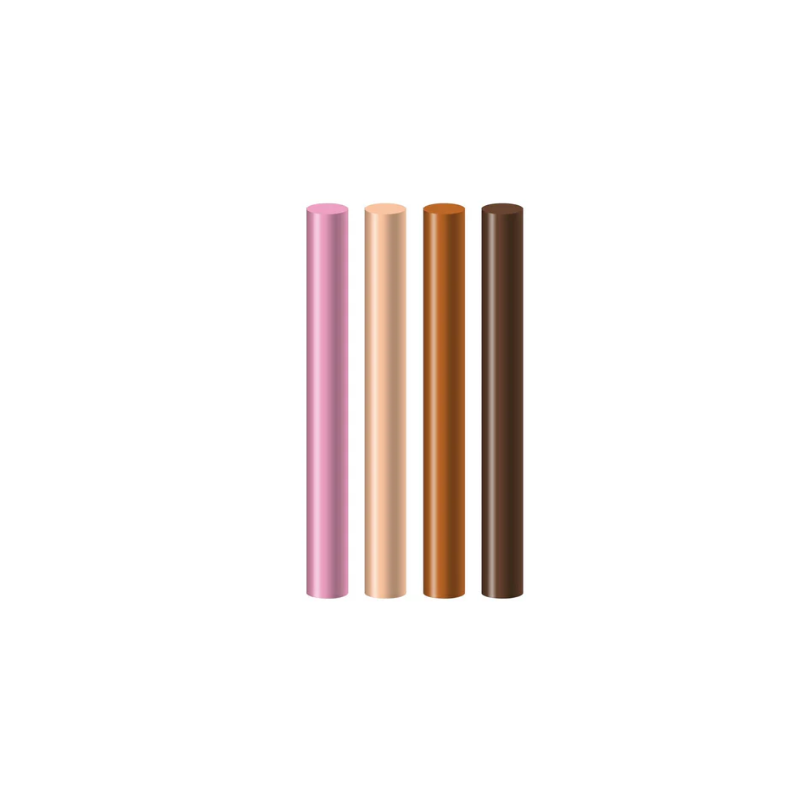 Seccorell losse kleuren bruin-groen