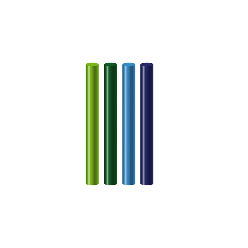 Seccorell losse kleuren bruin-groen