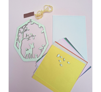 Kleine Knoest Sinterklaas window hanger diy set