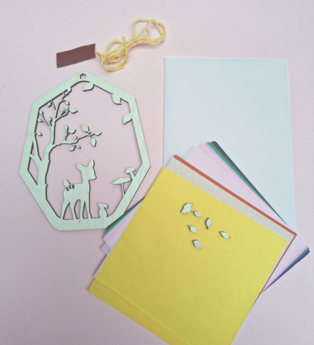 Kleine Knoest Sinterklaas window hanger diy set