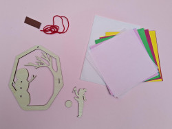 Kleine Knoest Sinterklaas window hanger diy set