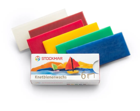 Stockmar bijenwas 6 kleuren in karton