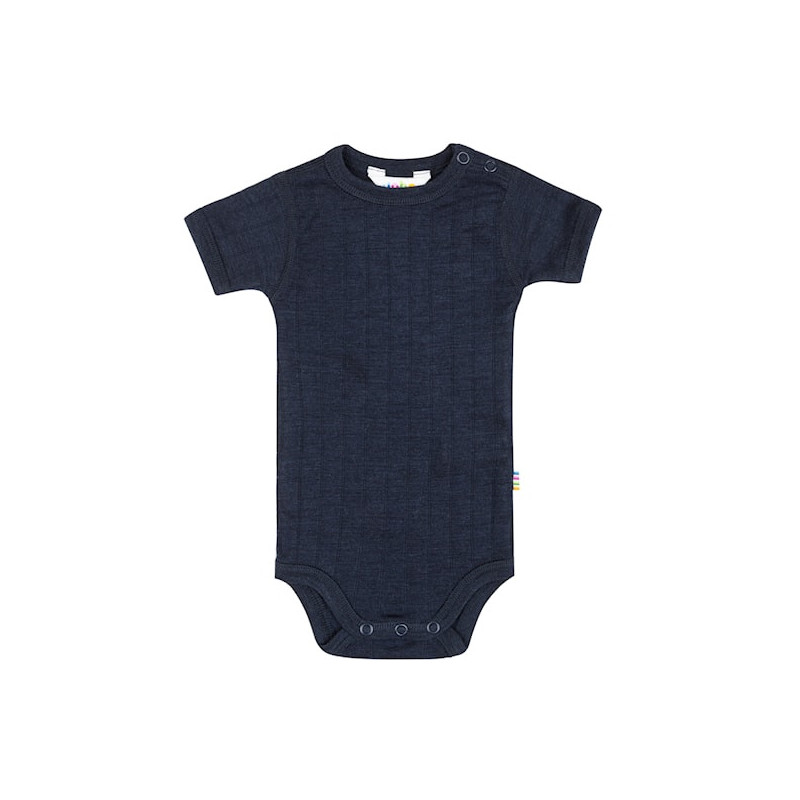 Joha wol/zijde romper korte mouw naturel (65519)