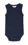 Joha merinowollen mouwloze romper sesam (62887)