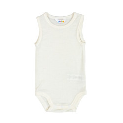 Joha merinowollen mouwloze romper navy (62887)