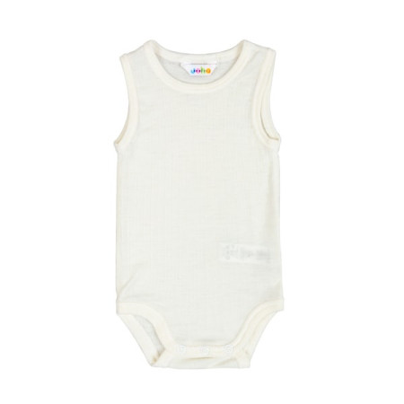 Joha merinowollen mouwloze romper navy (62887)