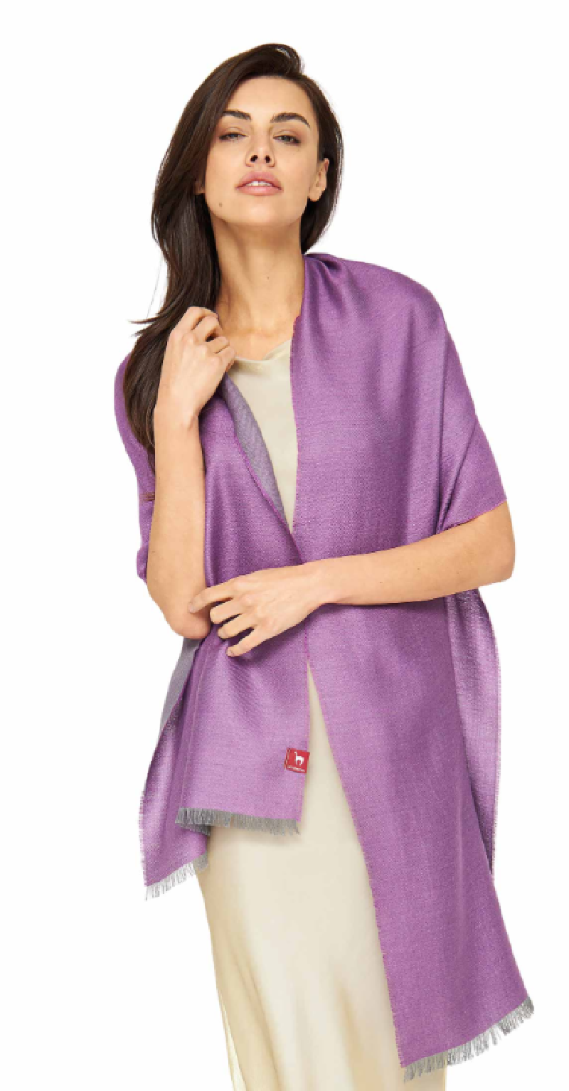 Apu Kuntur sjaal baby alpaca zijde