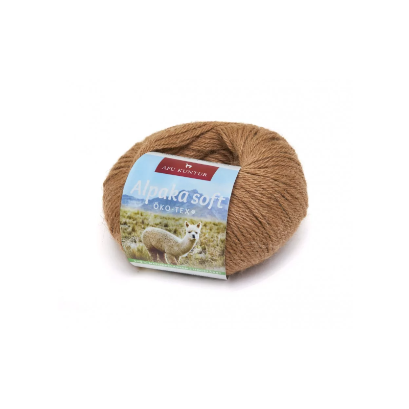Apu Kuntur alpaca wol lichtbruin