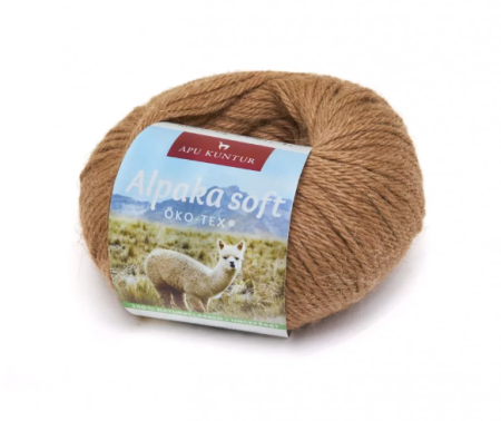 Apu Kuntur alpaca wol lichtbruin