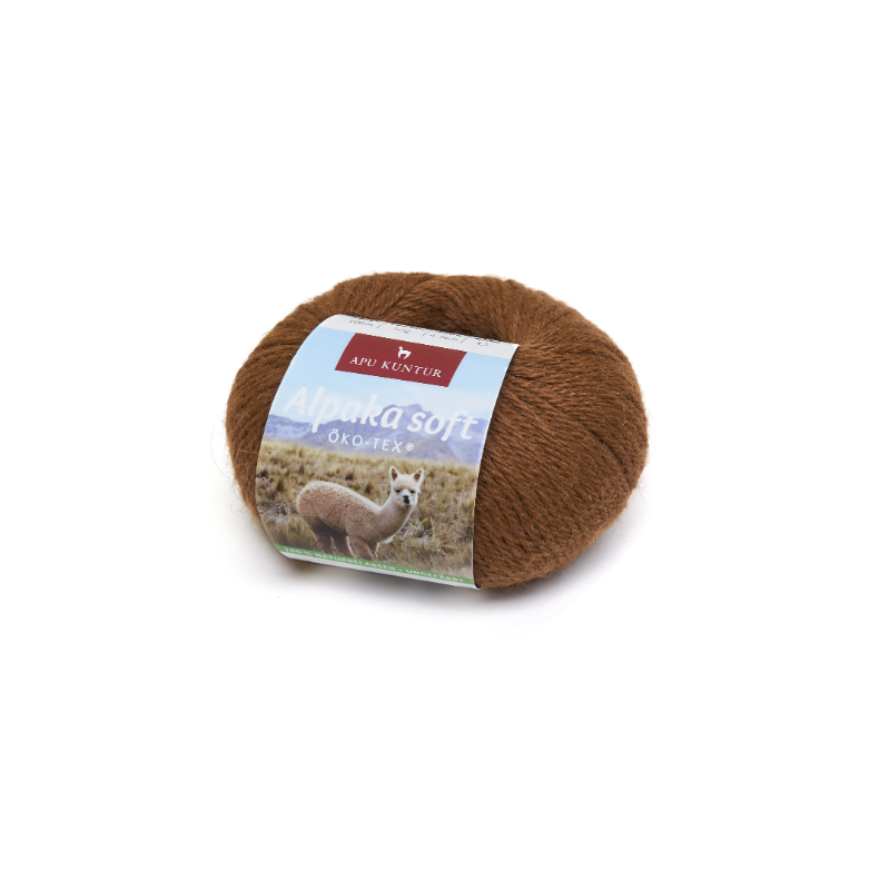 Apu Kuntur alpaca wol bruin