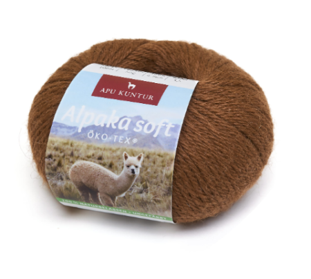 Apu Kuntur alpaca wol bruin