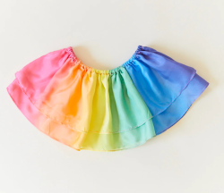 Sarah's Silk zijde tutu regenboog