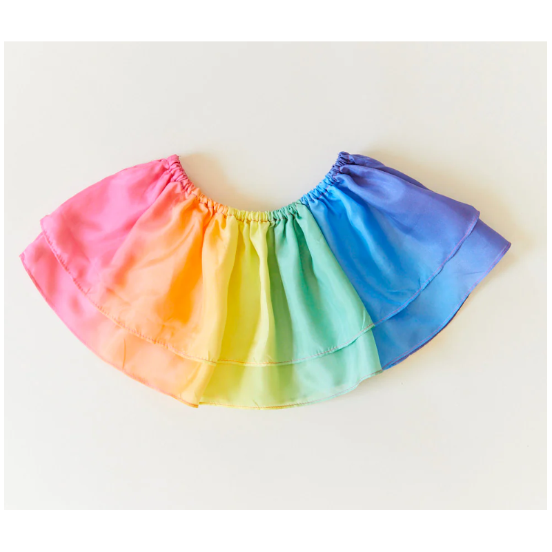 Sarah's Silk zijde tutu regenboog