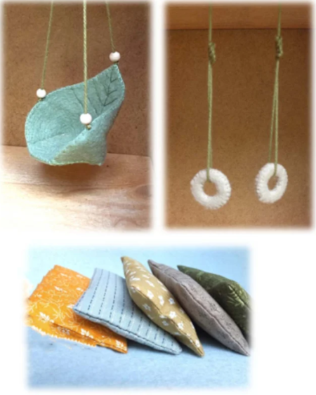 Atelier Pippilotta poppenhuis mandje, beer, voorraadpotten en pan