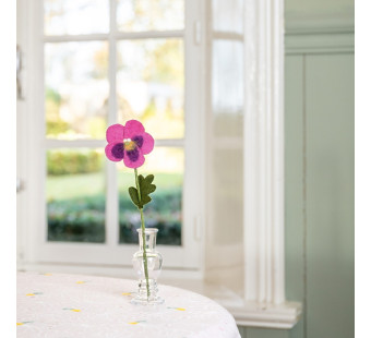 Sjaal met Verhaal viooltje fuchsia Sjaal met Verhaal viooltje fuchsia