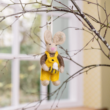 Sjaal met Verhaal hanger Haas Imker