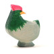 Ostheimer chicken looking backwards dark (13143)