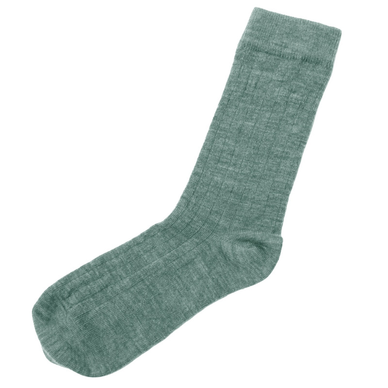 Joha thin woolen socks  aqua melange