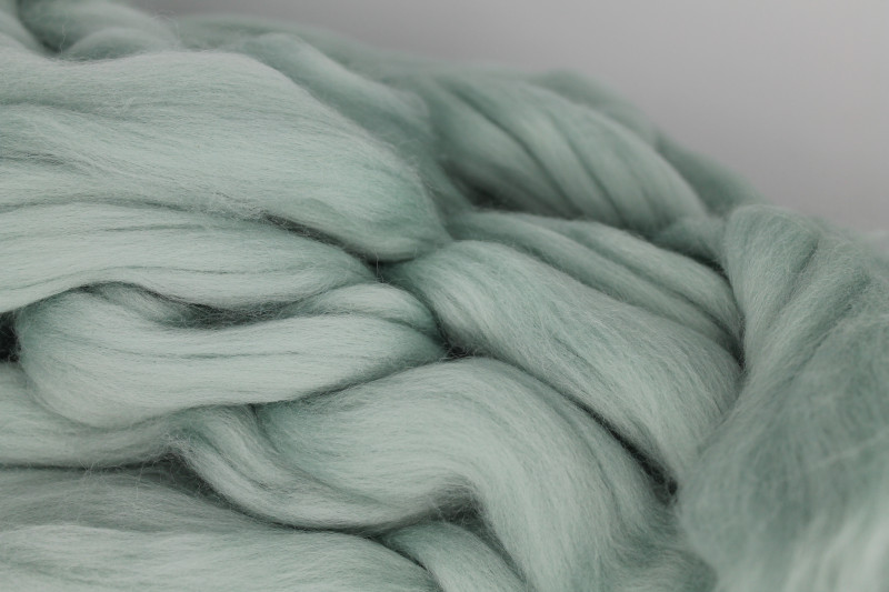 Duitse merinolontwol zeegroen