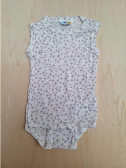 Joha wool silk sleeveless body ntural (65517)