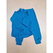 Joha wollen set broek en longsleeve felblauw