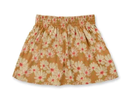 Sense Organics rok bloemetjes karamel