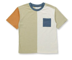 Sense Organics Tshirt bloemen karamel Dora