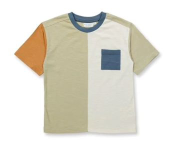 Sense Organics Tshirt bloemen karamel Dora