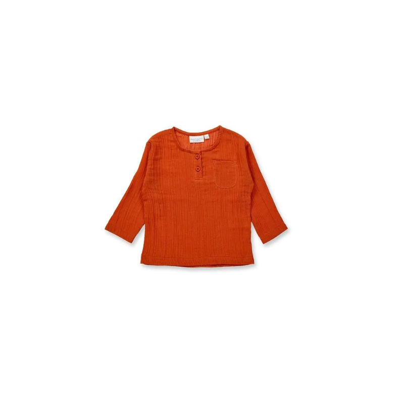 Sense Organics Tshirt bloemen karamel Dora