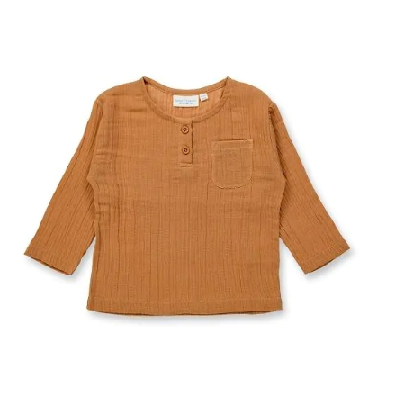 Sense Organics Tshirt bloemen karamel Dora