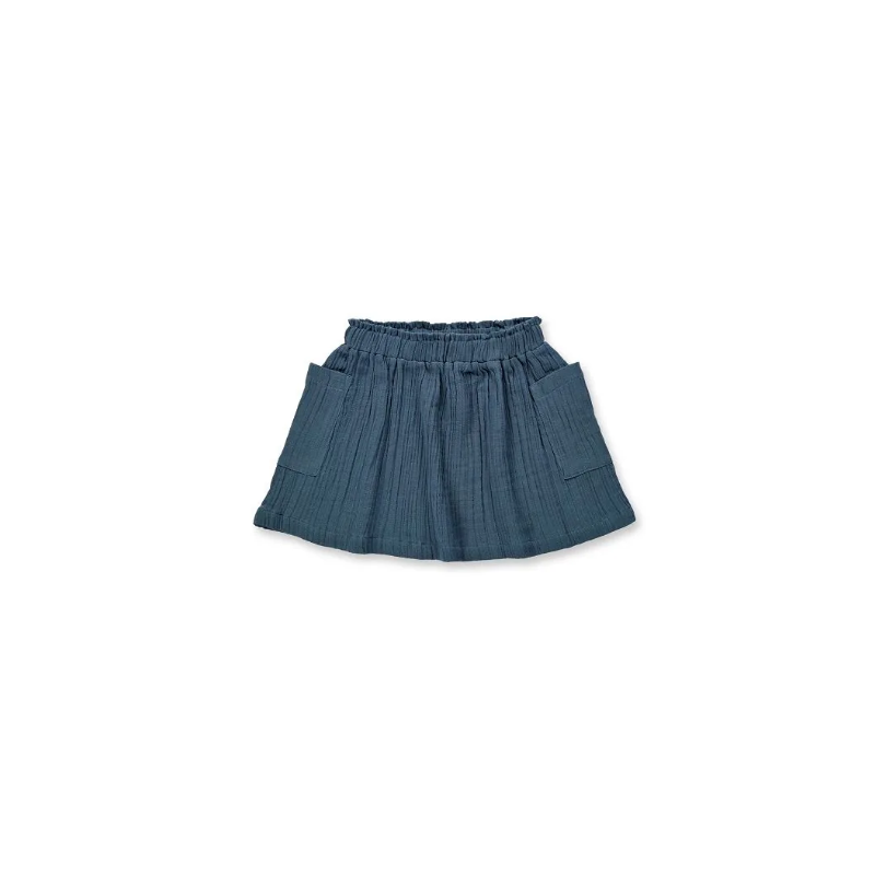 Sense Organics muslin rok blauwgrijs Gunda