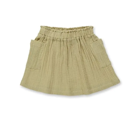 Sense Organics rok bloemetjes karamel