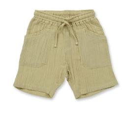 Sense Organics korte broek olijf