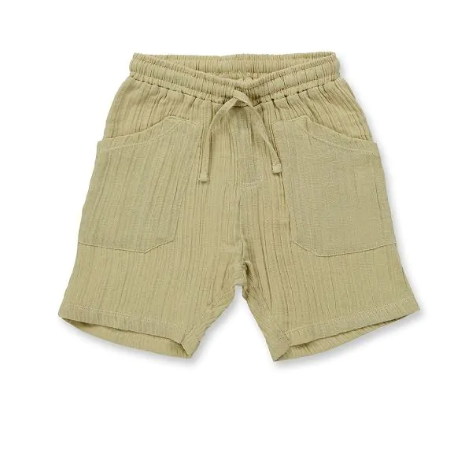 Sense Organics korte broek olijf