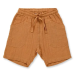 Sense Organics katoenen  double gauze korte broek karamel Pak