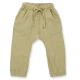 Sense Organics katoenen  double gauze lange broek lichtgroen Loki