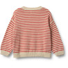 Wheat katoenen trui rood gestreept Leise