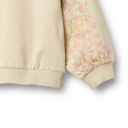 Wheat katoenen sweatshirt met bloemetjes Eliza